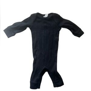 Rabbit Skins Baby Black Bodysuit | Newborn